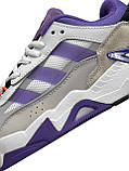 Кросівки жіночі та підліткові Adidas Originals Niteball ll White Grey Purple, фото 7