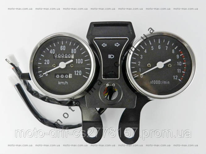 Купить Спидометр+(тахометр электрический), в сборе Альфа 120км/ч, цена ...