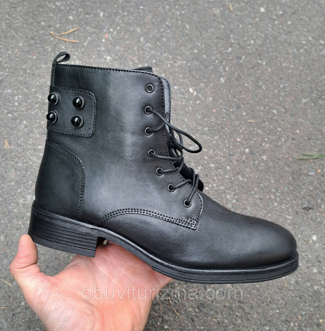 Шкіряні жіночі осінні черевики Everyday is Twoday Stiefeletten (36/37/38/39/40/41/42)