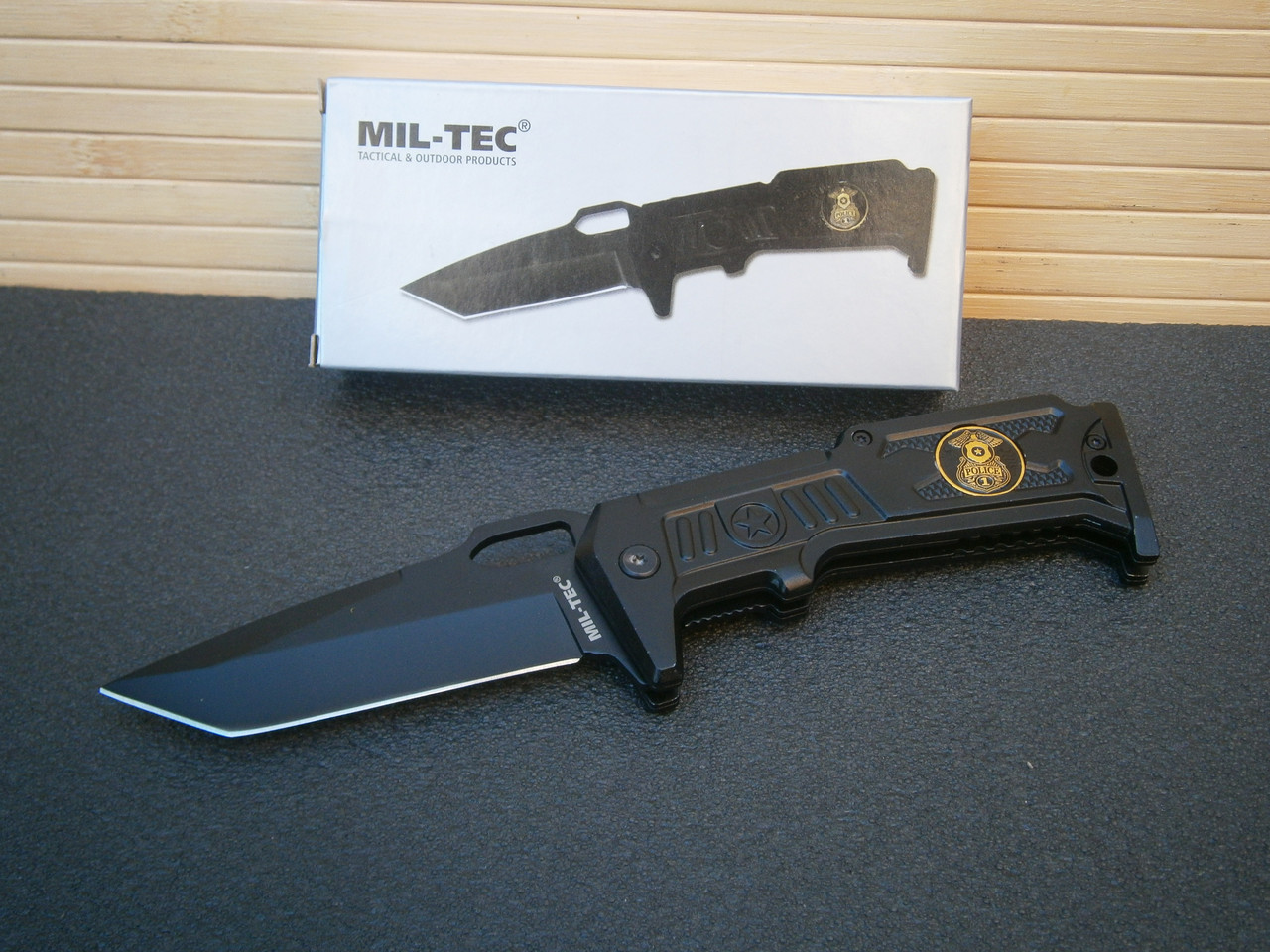 Police Black Sturm Mil Tec  складаний танто21 см