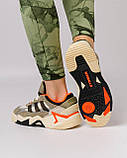 Кросівки жіночі та підліткові Adidas Originals Niteball ll Khaki Black, фото 9