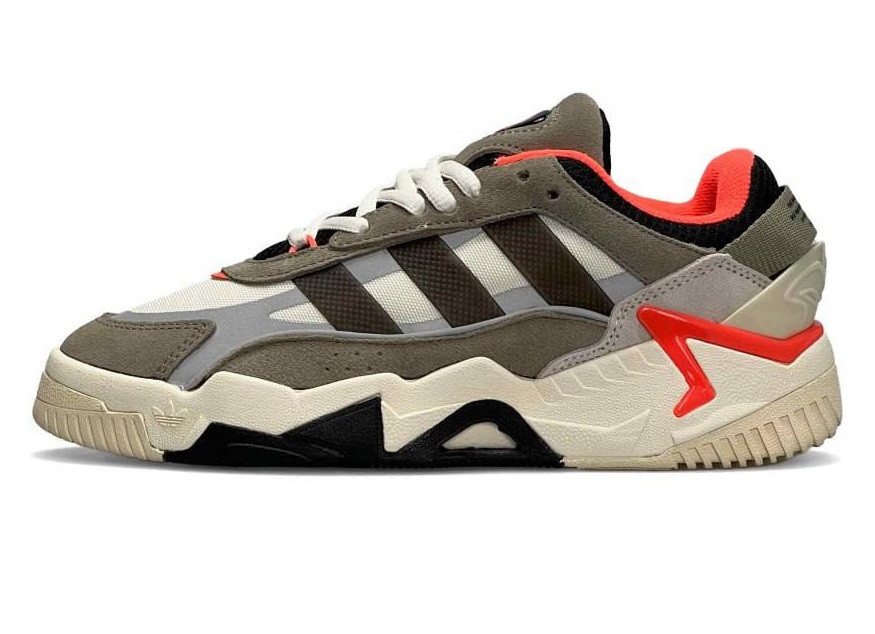 Кросівки жіночі та підліткові Adidas Originals Niteball ll Khaki Black, фото 1