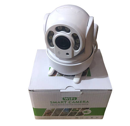 Камера відеоспостереження вулична CAMERA YCC365 plus Wi-Fi 360 4 Мп 5v камера wifi зовнішнього спостереження для будинку, фото 3