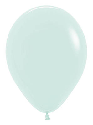Sempertex 12"/ Пастель макарун М'ятний Green. Шары латексные  без рисунка Мін.замовлення 5 шт