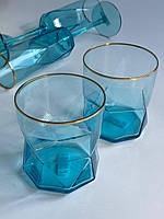 Набор стаканов доф Блакитна Геометрия (4шт. х 360 мл)