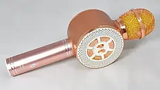 Караоке-мікрофон Wster WS-669, Бездротовий Bluetooth мікрофон, фото 4