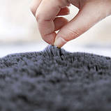 Набір килимків  для ванної кімнати 3в1 сірий травка Ruhhy, фото 4