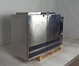 Холодильний стіл із нержавіючої сталі для сміття 1.3 м., (Польща) (+1° +10°), Б/у