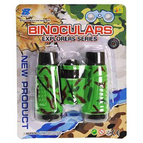 Іграшковий бінокль зелений з компасом [tsi197325-TSI]