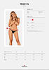 Трусики жіночі еротично Obsessive Maderris thong XS/S, фото 5