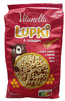 Сухий сніданок медові колечка Vitanella Lupki 250 g (Польща)