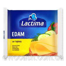 Плавлений тостерний сир Lactima Edam 130 г 10 ШТ ЯЩ