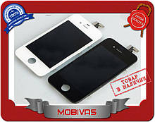 Тачскрін + дисплей на Iphone 4, білий