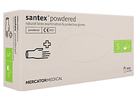 Перчатки Santex латексные опудренные (50 пар уп)