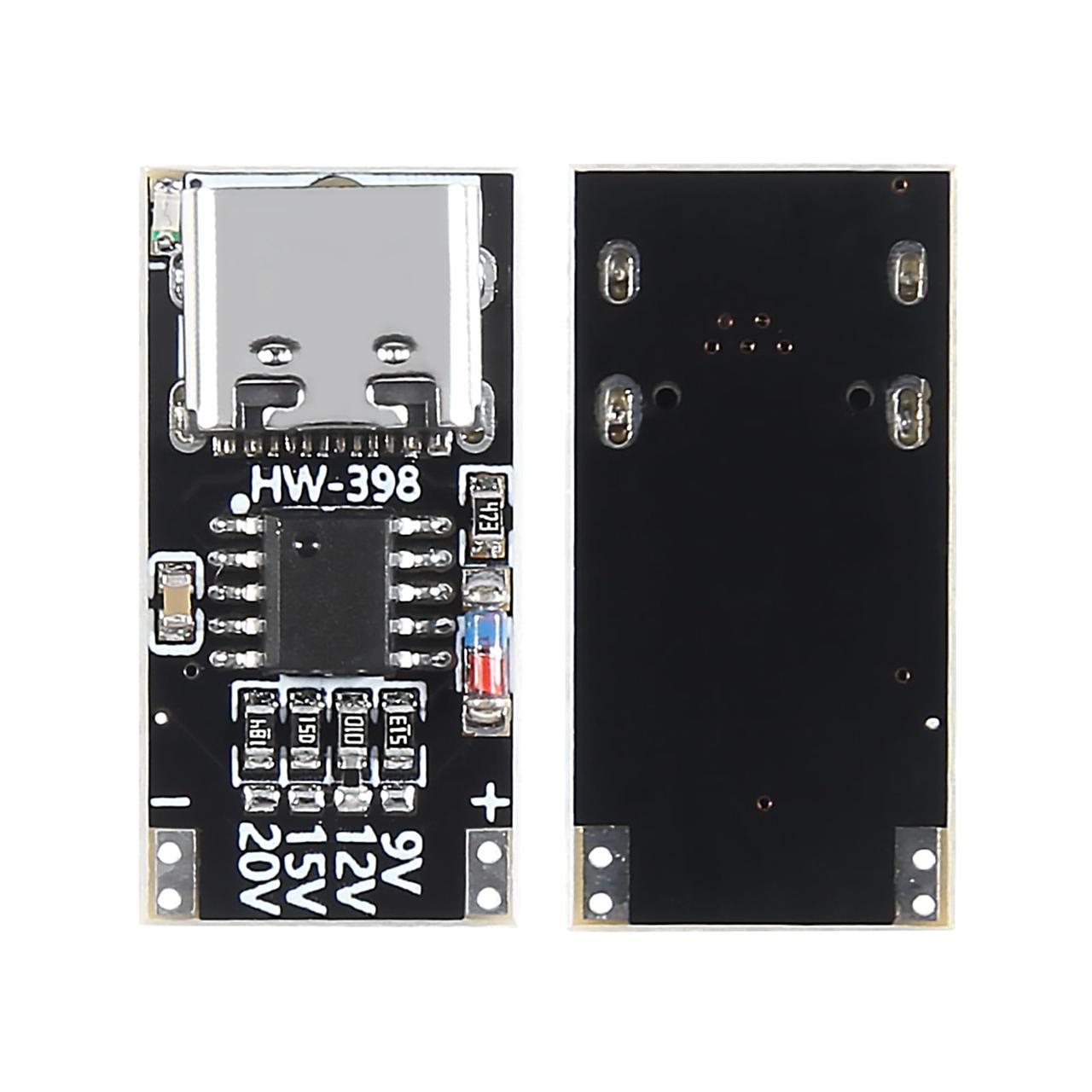 Тригер HW-398 (CTP9) модуль живлення з Type-C PD3/QC/AFC (20V/15V/12V/9V) 5A