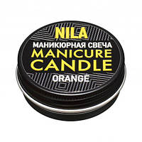 Nila Spa Massage Candle свеча массажная для маникюра Апельсин, 30мл