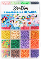 Розвиваюча мозаїка "Аквамозаіка XOKO Перлина" 3200 кульок 26 аксессуарів