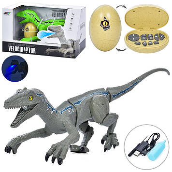 Динозавр великий 51 см інтерактивний на радіокеруванні 2 кольори ходить видає звуки мелодії K26