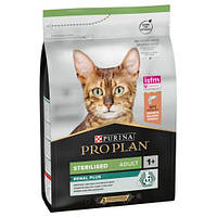 Сухий корм для котів PURINA Pro Plan Sterilised Salmon - 10кг