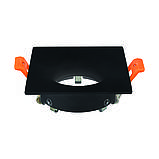 Світильник точковий чорний "KARANFIL-S" квадрат MR16, фото 2