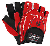 Перчатки для фитнеса и тяжелой атлетики Power System Pro Grip EVO PS-2250E Red Malleg Качество