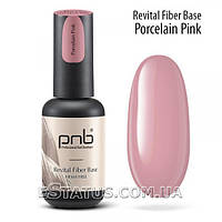 Восстанавливающая база с нейлоновыми волокнами Revital Fiber Base PNB, Porcelain Pink, HEMA FREE (натуральный