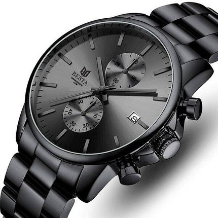 Besta Чоловічий годинник Besta Mars Black, фото 1