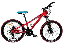 Велосипед SPARK TRACKER JUNIOR 24-AL-11-AML-D (Червоний)