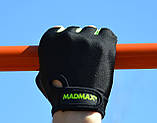 Рукавички для фітнесу MadMax MFG-251 Rainbow Green M, фото 9