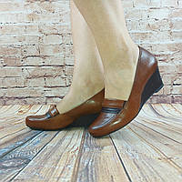 Туфлі жіночі Beletta 0312 коричневі шкіра, розміри 36,40