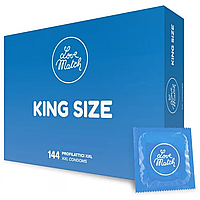 Презервативи збільшеного розміру Love Match - King Size XXL, №1