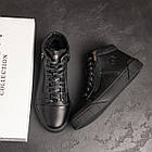 Чоловічі зимові шкіряні черевики Philipp Plein, фото 10