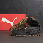 Чоловічі зимові черевики Pm Black, фото 5