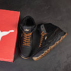 Чоловічі зимові черевики Pm Black, фото 7