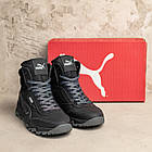 Чоловічі зимові черевики Pm Black, фото 10