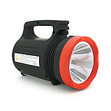 Переносний ліхтар LX-1902+Solar, 3 режими, сонячна панель, вбудований акум 7200mAh, 2 лампочки 3W, СЗП,, фото 6