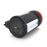 Переносний ліхтар LX-1902+Solar, 3 режими, сонячна панель, вбудований акум 7200mAh, 2 лампочки 3W, СЗП,, фото 3