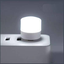 Лампа-світильник USB, 5v, 1w, LED, Білий (Холодний), фото 3
