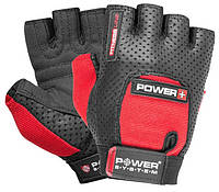 Перчатки для фитнеса Power System Power Plus Black/Red XS