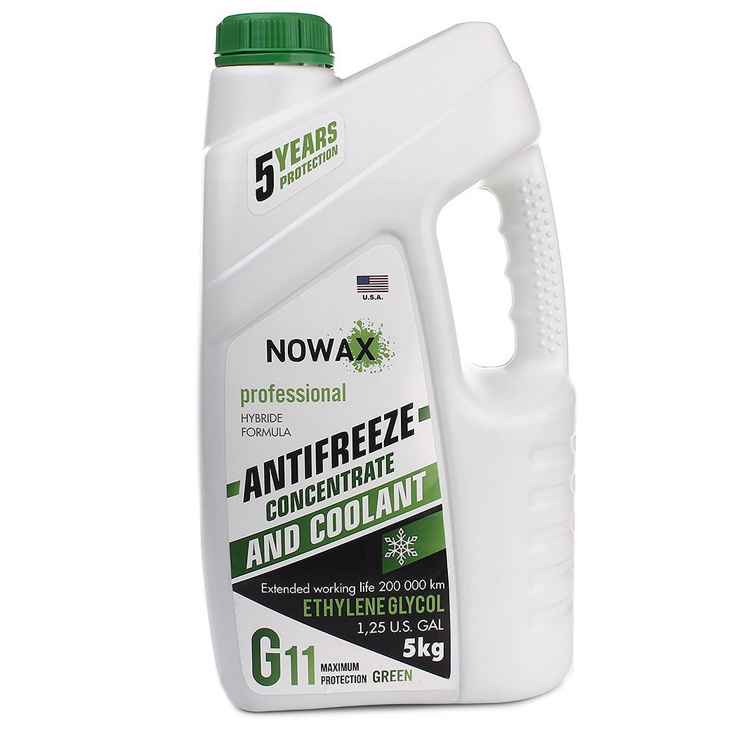 Nowax G11 зелений, 5 л (NX05005) концентрат антифризу, фото 1