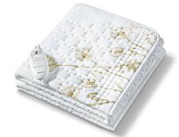 Електропростирадло Beurer, від мережі, 150х80см, 60Вт, 3 режими, бавовна, фліс, білий Baumar - Порадуй Себе