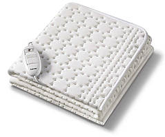 Електропростирадло Beurer, від мережі, 130х75см, 50Вт, 3 режими, бавовна, фліс, білий Baumar - Порадуй Себе