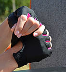 Рукавички для фітнесу MadMax MFG-251 Rainbow Pink M, фото 10
