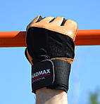 Рукавички для фітнесу MadMax MFG-269 Professional Brown S, фото 9