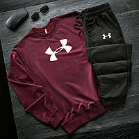 Under armour Свитшот бордо+штаны черный