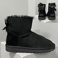UGG | Others Ugg Bailey Bow Suede Black 36 w