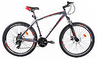 Хит! Скоростной качественный горный велосипед AL 27.5" ARDIS BLAZE рама 19" Серо-красный