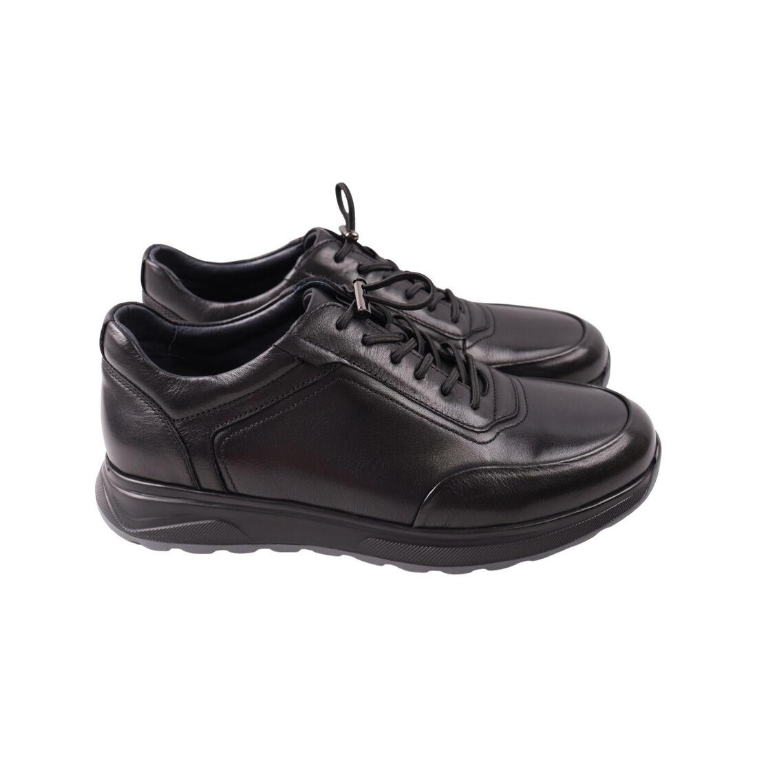 Кросівки чоловічі Lido Marinozi чорні натуральна шкіра, 39, фото 1