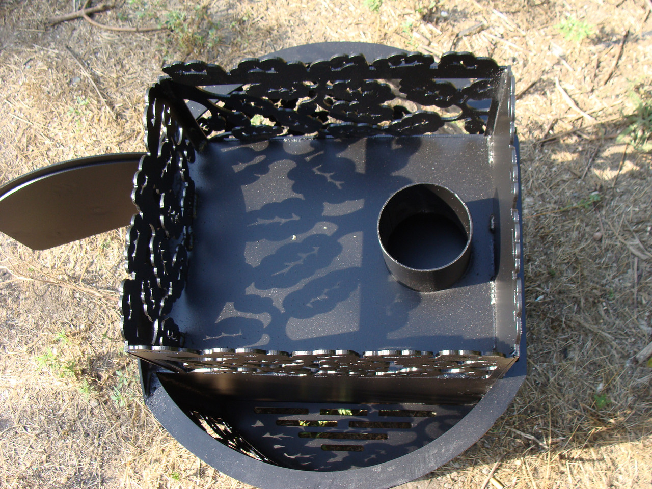 Дровяная печь для бани "Каменка без выноса без стекла", 8мм - фото 7 - id-p347321256