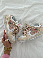 NIKE SB DUNK Nike Sb Dunk Custom Beige Pink 36 w